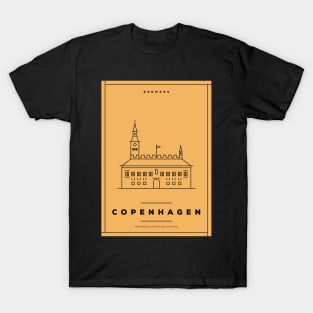 Copenhagen Minimal Poster T-Shirt